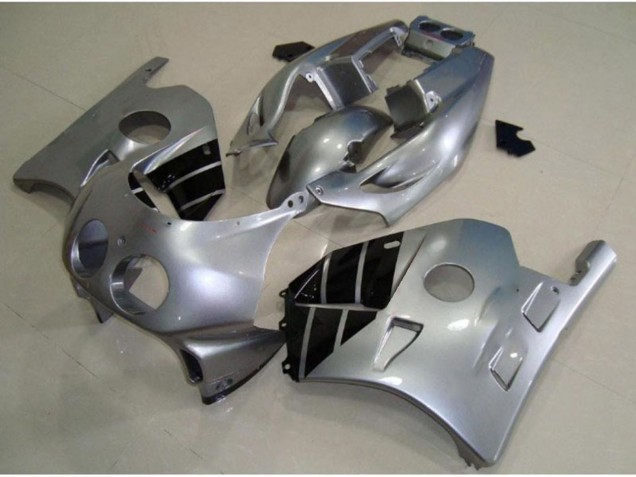 1990-1998 Argent & Noir Honda CBR250RR Carénage Moto 1990-1998 Argent & Noir Honda CBR250RR Carénage Moto