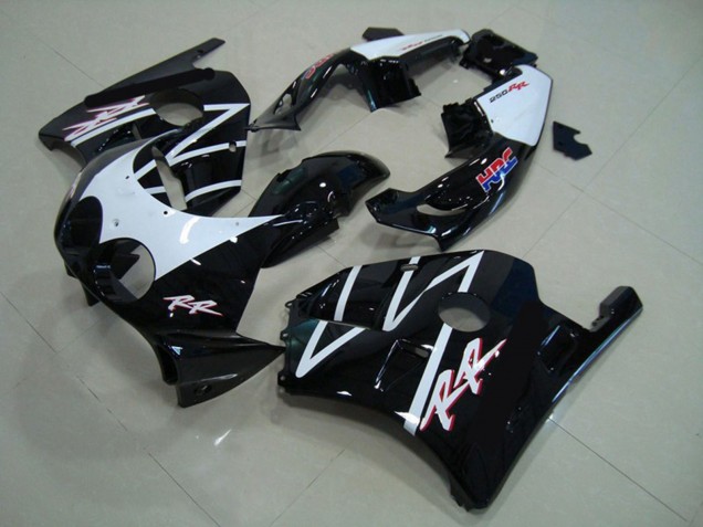 1990-1998 Bianco Nero HRC Honda CBR250RR Carénage Moto 1990-1998 Bianco Nero HRC Honda CBR250RR Carénage Moto