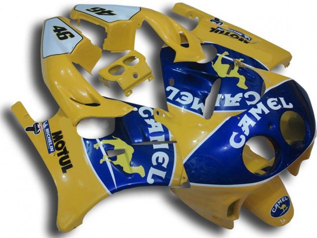 1990-1998 Camel Honda CBR250RR Carénage Moto 1990-1998 Camel Honda CBR250RR Carénage Moto