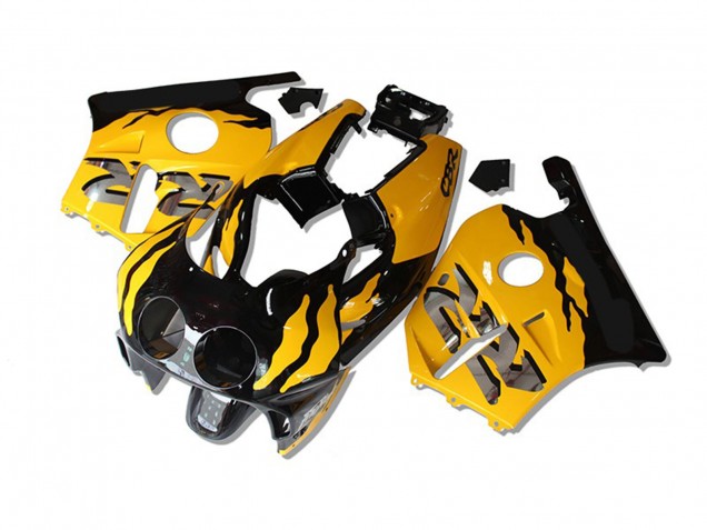 1990-1998 Jaune Noir Rr Honda CBR250RR Carénage Moto 1990-1998 Jaune Noir Rr Honda CBR250RR Carénage Moto