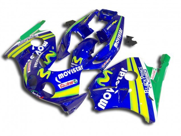 1990-1998 Movistar Honda CBR250RR Carénage Moto 1990-1998 Movistar Honda CBR250RR Carénage Moto