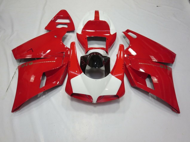 1993-2005 Rouge & Blanc Ducati 996 748 916 998 Carénage Moto 1993-2005 Rouge & Blanc Ducati 996 748 916 998 Carénage Moto