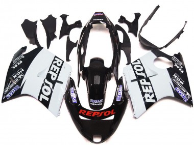 1996-2007 Blanc Repsol Brillant Honda CBR1100XX Carénage Moto
