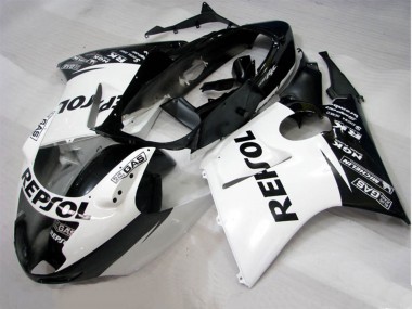 1996-2007 Noir Blanc Repsol Honda CBR1100XX Carénage Moto
