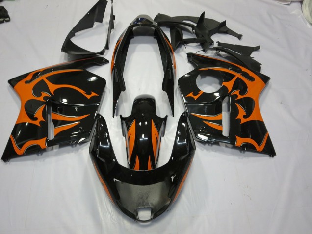 1996-2007 Noir & Orange Honda CBR1100XX Carénage Moto 1996-2007 Noir & Orange Honda CBR1100XX Carénage Moto