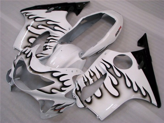 1999-2000 Bianco E Nero Fiamma Honda CBR600 F4 Carénage Moto 1999-2000 Bianco E Nero Fiamma Honda CBR600 F4 Carénage Moto
