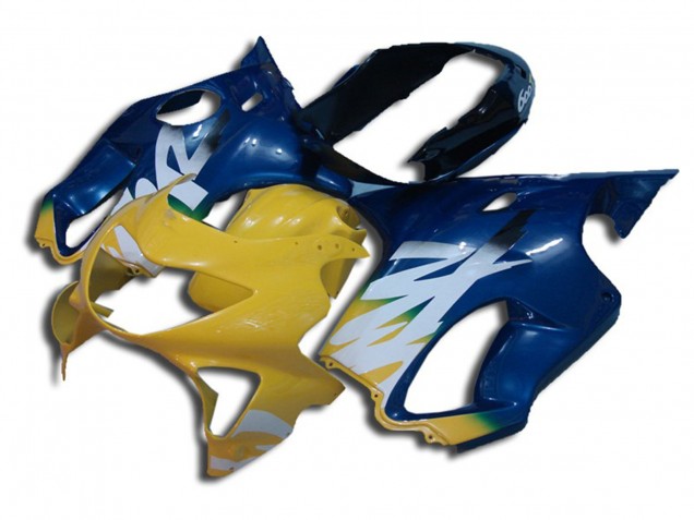 1999-2000 Jaune & Bleu Honda CBR600 F4 Carénage Moto 1999-2000 Jaune & Bleu Honda CBR600 F4 Carénage Moto