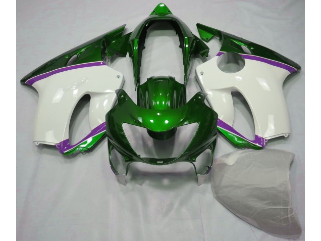 1999-2000 Lézard Vert & Violet Honda CBR600 F4 Carénage Moto 1999-2000 Lézard Vert & Violet Honda CBR600 F4 Carénage Moto