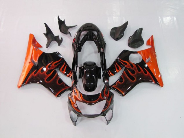 1999-2000 Orange Flamme Honda CBR600 F4 Carénage Moto 1999-2000 Orange Flamme Honda CBR600 F4 Carénage Moto