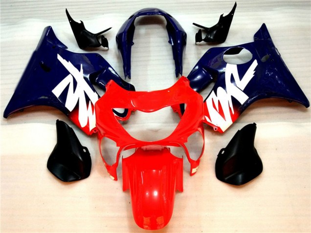 1999-2000 Rouge Brillant & Bleu Honda CBR600 F4 Carénage Moto 1999-2000 Rouge Brillant & Bleu Honda CBR600 F4 Carénage Moto