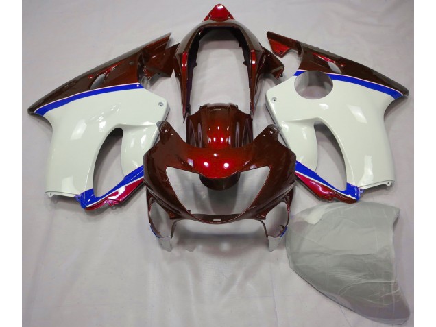 1999-2000 Rouge Profond & Bleu Honda CBR600 F4 Carénage Moto 1999-2000 Rouge Profond & Bleu Honda CBR600 F4 Carénage Moto