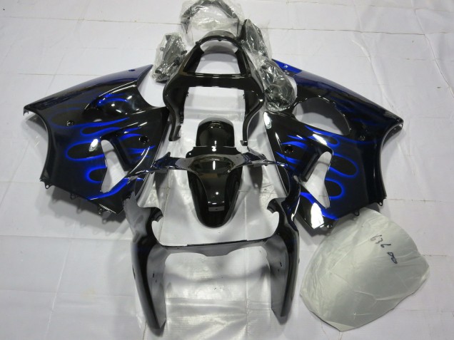 2000-2002 Flamme Bleue Kawasaki ZX6R Carénage Moto 2000-2002 Flamme Bleue Kawasaki ZX6R Carénage Moto