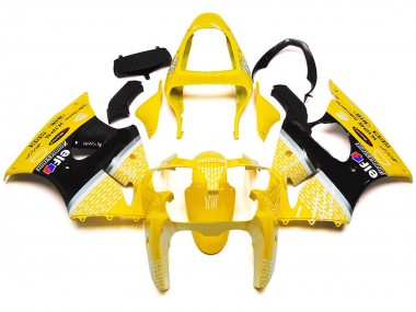 2000-2002 Jaune Brillant 1 Kawasaki ZX6R Carénage Moto