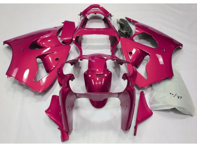 2000-2002 Rouge Bonbon Kawasaki ZX6R Carénage Moto 2000-2002 Rouge Bonbon Kawasaki ZX6R Carénage Moto