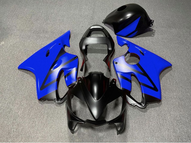2001-2003 Noir Mat & Bleu Honda CBR600 F4i Carénage Moto 2001-2003 Noir Mat & Bleu Honda CBR600 F4i Carénage Moto