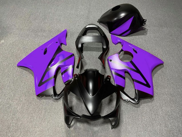 2001-2003 Noir Mat & Violet Honda CBR600 F4i Carénage Moto 2001-2003 Noir Mat & Violet Honda CBR600 F4i Carénage Moto