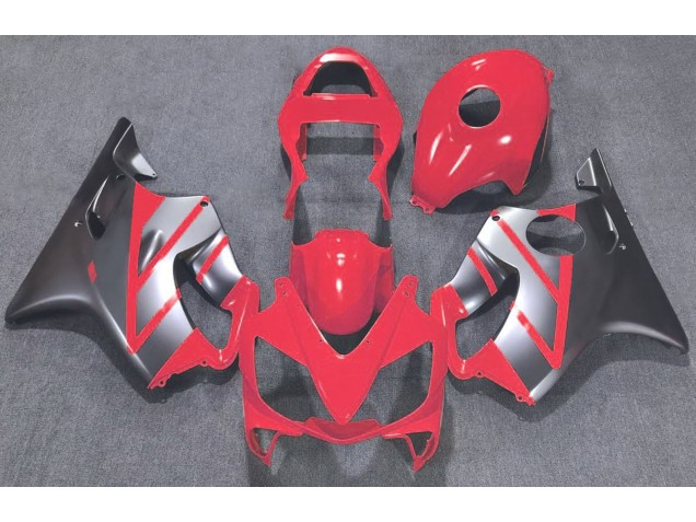 2001-2003 Rouge & Argent Mat Honda CBR600 F4i Carénage Moto 2001-2003 Rouge & Argent Mat Honda CBR600 F4i Carénage Moto