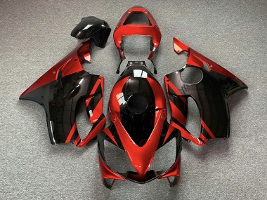 2001-2003 Rouge Brillant & Noir Honda CBR600 F4i Carénage Moto