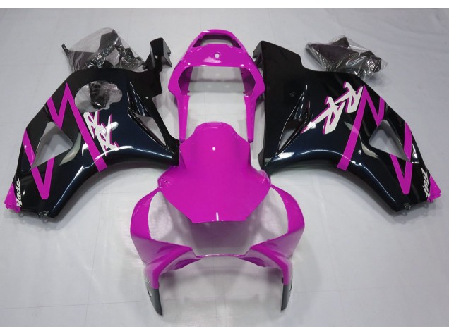 2002-2003 Noir Brillant & Rose Honda CBR954RR Carénage Moto 2002-2003 Noir Brillant & Rose Honda CBR954RR Carénage Moto