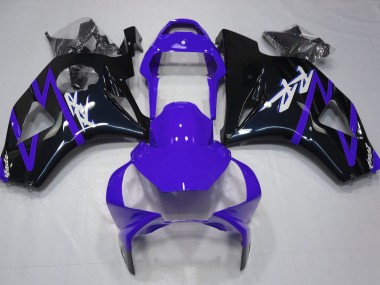 2002-2003 Noir Brillant & Violet Honda CBR954RR Carénage Moto