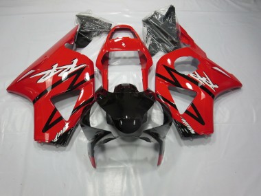 2002-2003 Rouge Brillant & Noir Honda CBR954RR Carénage Moto