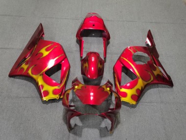2002-2003 Style Rouge & Or Honda CBR954RR Carénage Moto