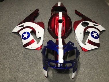 2002-2005 Capitaine Amérique Kawasaki ZX12R Carénage Moto