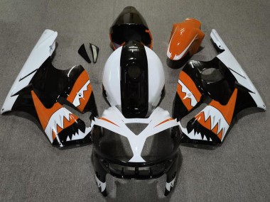 2002-2005 Requin Orange Kawasaki ZX12R Carénage Moto