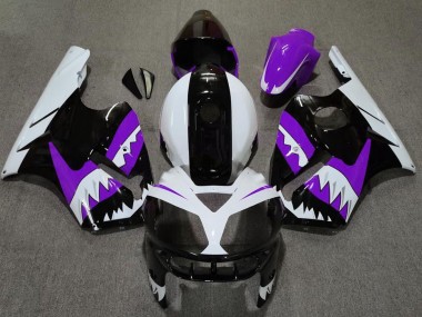 2002-2005 Requin Violet Kawasaki ZX12R Carénage Moto