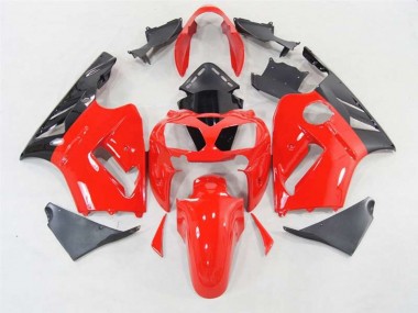 2002-2005 Rouge Brillant Kawasaki ZX12R Carénage Moto