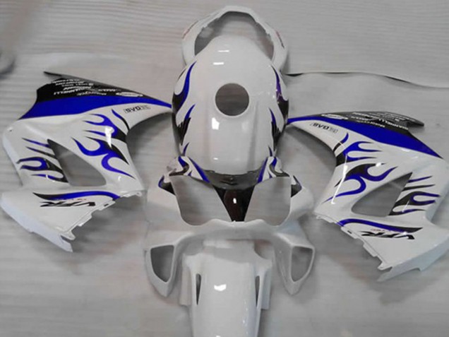 2002-2012 Bianco Blu Fiamma Honda VFR800 Carénage Moto 2002-2012 Bianco Blu Fiamma Honda VFR800 Carénage Moto