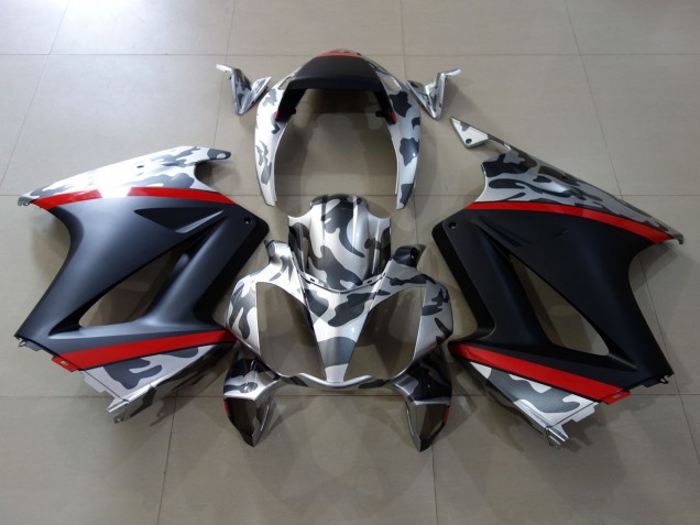 2002-2012 Mat & Camo Honda VFR800 Carénage Moto 2002-2012 Mat & Camo Honda VFR800 Carénage Moto