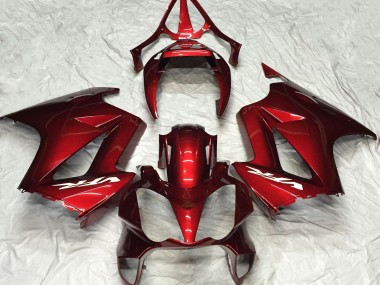 2002-2012 Plaine Rouge Foncé Honda VFR800 Carénage Moto
