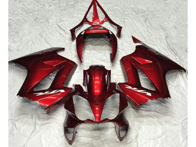 2002-2012 Plaine Rouge Foncé Honda VFR800 Carénage Moto 2002-2012 Plaine Rouge Foncé Honda VFR800 Carénage Moto