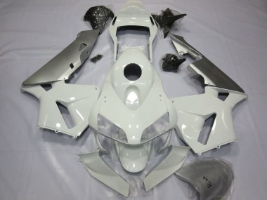 2003-2004 Argent & Blanc Honda CBR600RR Carénage Moto