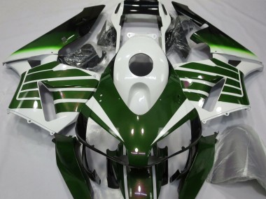 2003-2004 Blanc Brillant & Fondu Vert Honda CBR600RR Carénage Moto