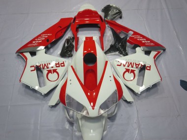 2003-2004 Blanc & Rouge Pramac Honda CBR600RR Carénage Moto