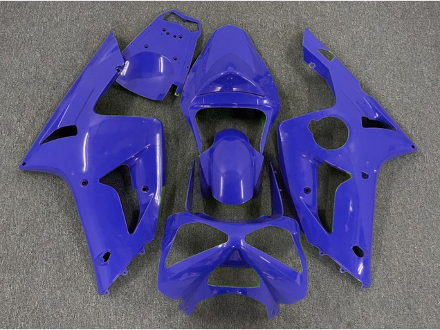 2003-2004 Bleu Foncé Uni Kawasaki ZX6R Carénage Moto 2003-2004 Bleu Foncé Uni Kawasaki ZX6R Carénage Moto
