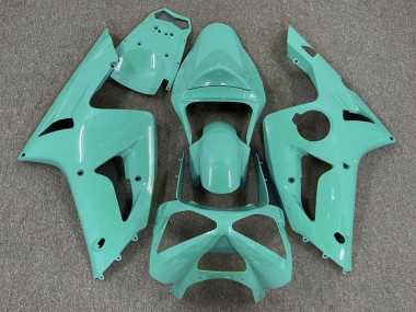 2003-2004 Cyan Brillant Uni Kawasaki ZX6R Carénage Moto