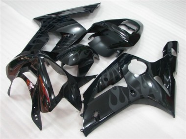 2003-2004 Flamme Noire Kawasaki ZX6R Carénage Moto