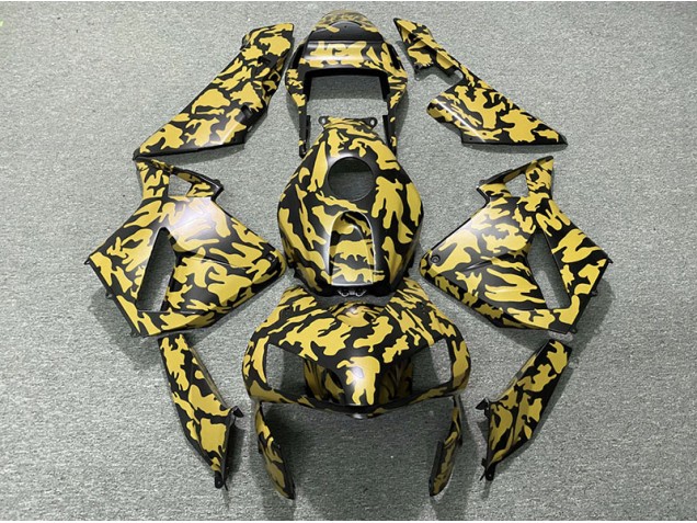 2003-2004 Jaune Camouflage Honda CBR600RR Carénage Moto 2003-2004 Jaune Camouflage Honda CBR600RR Carénage Moto