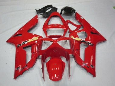 2003-2004 Ninja Rouge Kawasaki ZX6R Carénage Moto
