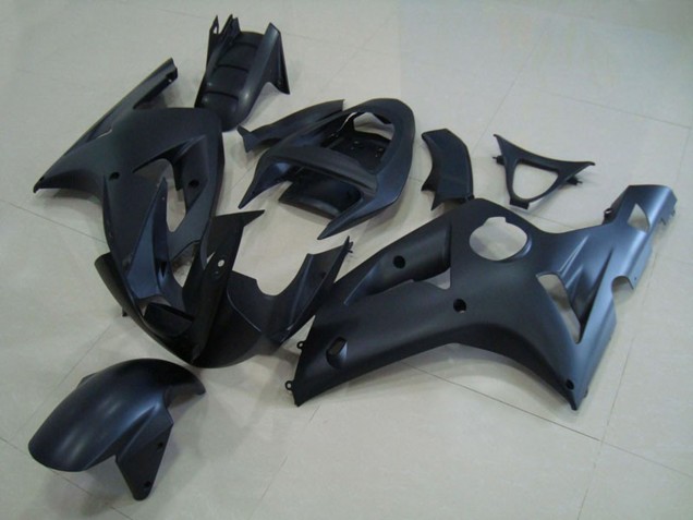 2003-2004 Noir Mat Kawasaki ZX6R Carénage Moto 2003-2004 Noir Mat Kawasaki ZX6R Carénage Moto