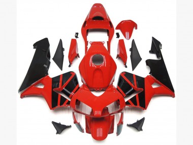 2003-2004 OEM Style Rouge Noir Honda CBR600RR Carénage Moto