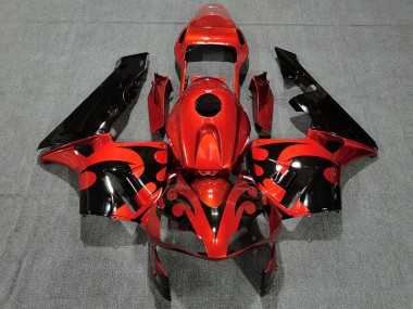 2003-2004 Orange Foncé Brillant Honda CBR600RR Carénage Moto