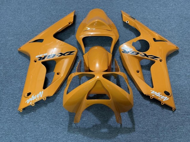 2003-2004 Orange Kawasaki ZX6R Carénage Moto 2003-2004 Orange Kawasaki ZX6R Carénage Moto