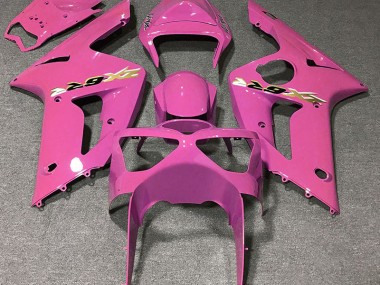 2003-2004 Rose Brillant Kawasaki ZX6R Carénage Moto