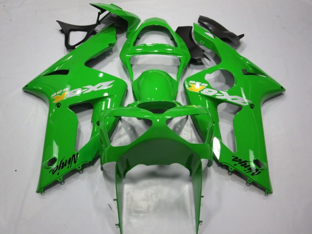 2003-2004 Style Vert OEM Kawasaki ZX6R Carénage Moto 2003-2004 Style Vert OEM Kawasaki ZX6R Carénage Moto