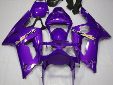 2003-2004 Violet Brillant Kawasaki ZX6R Carénage Moto