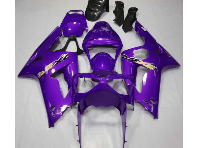 2003-2004 Violet Brillant Kawasaki ZX6R Carénage Moto